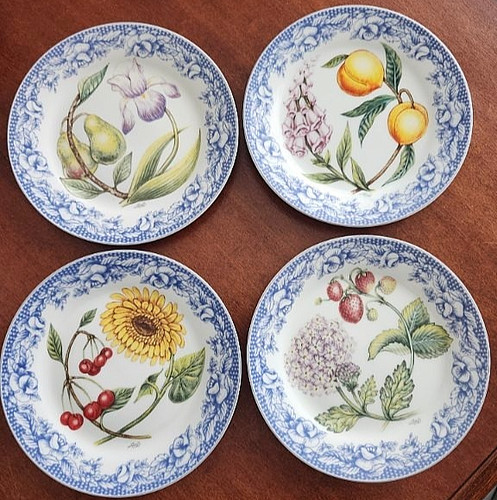Godinger co salad plates - godinger,